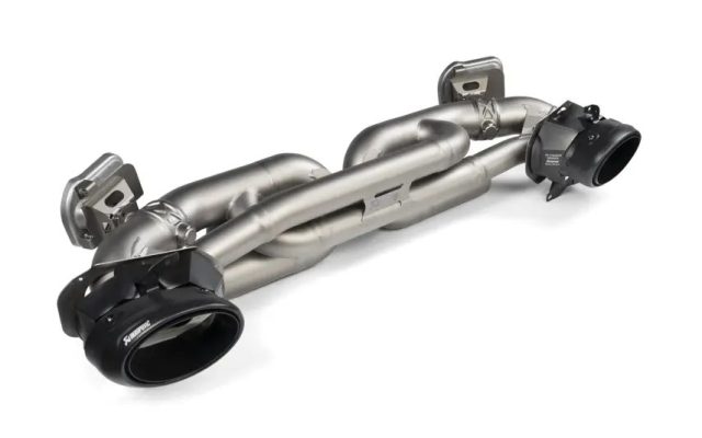 Akrapovič Race Slip On Titanium — Porsche 911 Turbo S 992 — Porsche 911 992